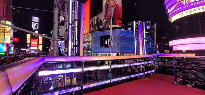 Mike Grabowski, Lighting Design Group Turn Iconic Times Square NYE Rig All IP With CHAUVET Professional & 4Wall