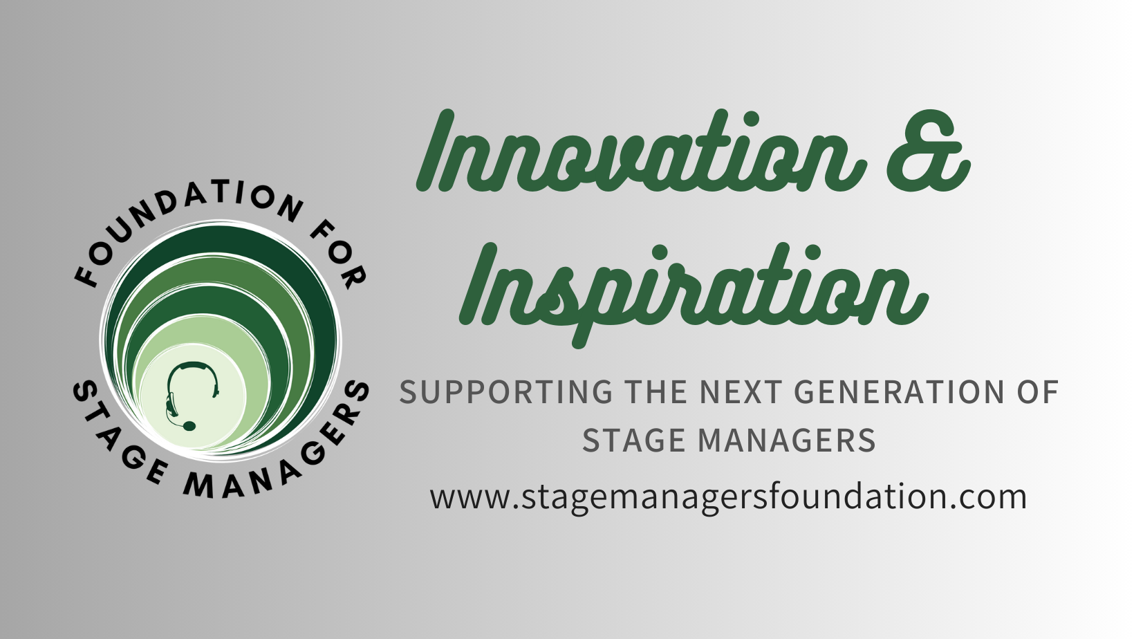 foundation for stage managers