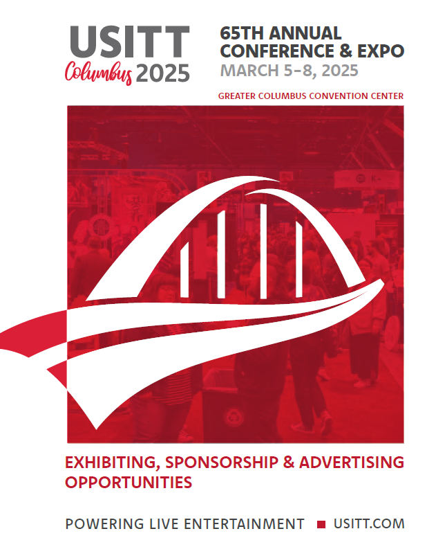 USITT25 Prospectus Homepage with USITT25 Columbus Logo