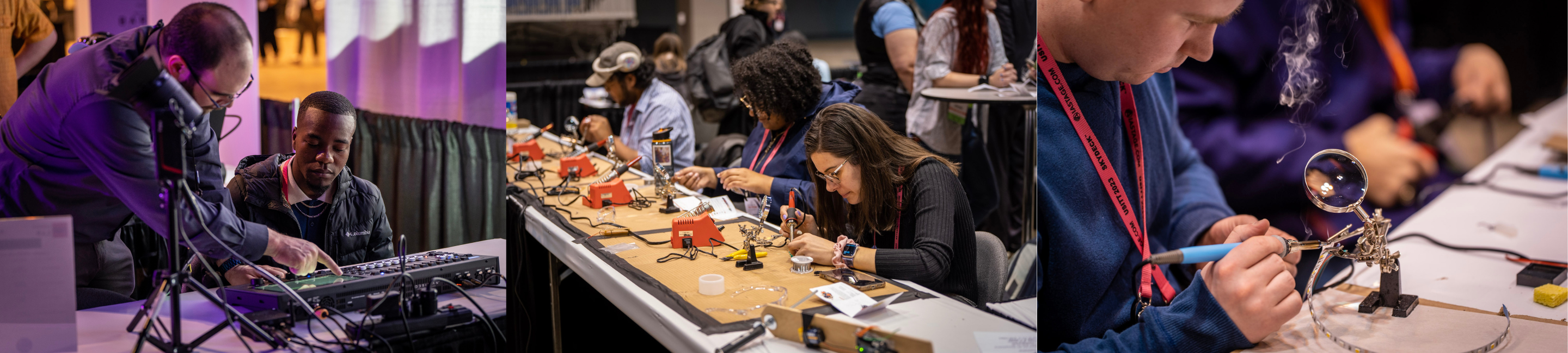 USITT Attendees Exploring the world of lighting